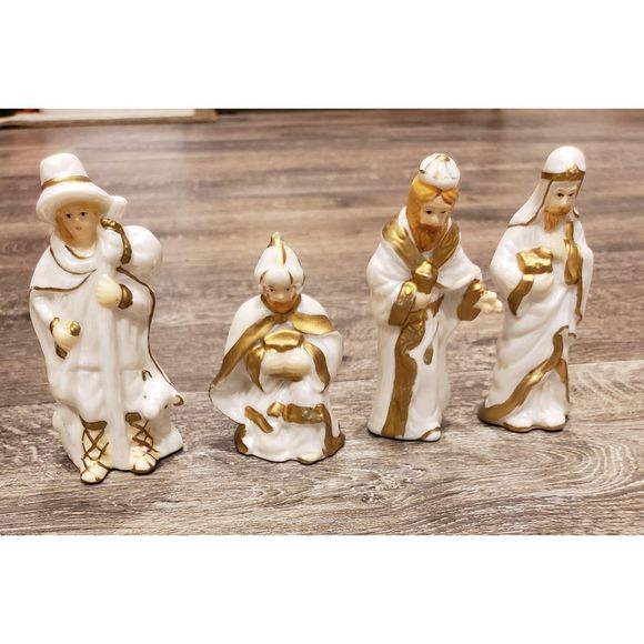 Nativity Scene Vintage 7 piece set, EUC - Picture 6 of 9